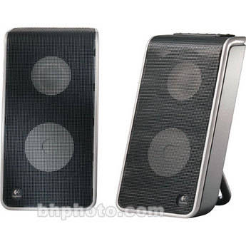 Logitech V-20 � Sistema de Falante de Computador USB de Duas Pe�as