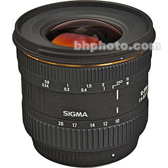Sigma 10-20mm f/4-5.6 EX DC Autofocus Lens for Pentax Digital