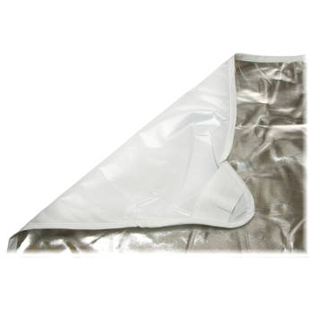 Photoflex Reversible Fabric for LitePanel Frame, White/Silver (39x39", 1x1m)