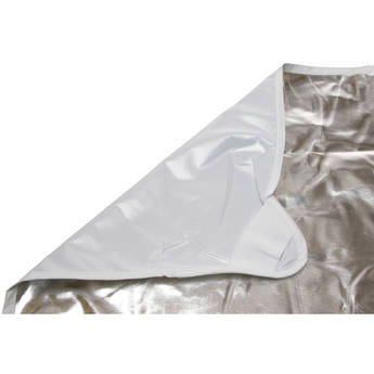 Photoflex Reversible Fabric for LitePanel Frame, White/Silver (77x77", 1.9x1.9m)
