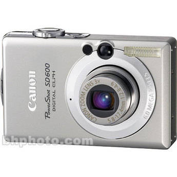 Canon PowerShot SD600 Digital Elph Digital Camera