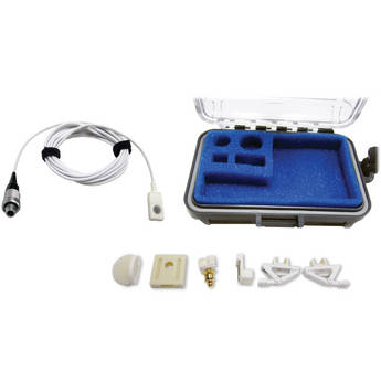 Voice Technologies VT500 - Flat Frequency Lavalier Microphone - Lemo-3 pin Connector (White)