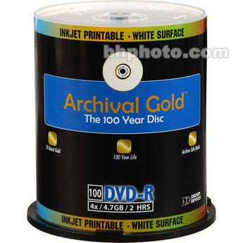 Delkin Devices AG DVD-R 4.7GB, 8x, Inkjet Disc (100)