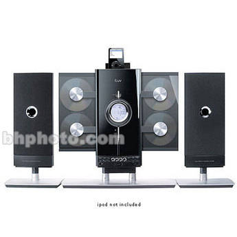 iLuv i9200BLK 4 CD/MP3-CD Hi-Fi Audio System for iPod - Black