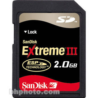 SanDisk 2GB Extreme III Secure Digital (SD) Card