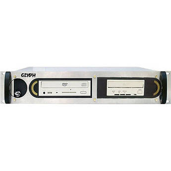 Glyph-Technologies 2U Rackmount Dual-Layer DVD Burner and FW AIT2 80GB Tape Backup Drive