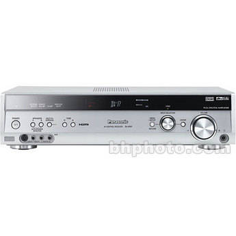 Panasonic SA-XR57 100 Watts per Channel x6, Receiver (Silver)