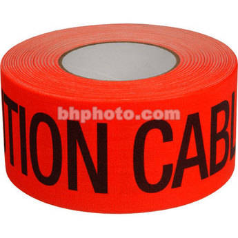 General Brand Gaffer Caution Cable Tape - Orange - 3"x60 Yd