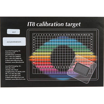 LaserSoft Imaging Alvo de Refer�ncia de Calibra��o de Cor Refletivo IT8 5x7� em Papel Profissional Fuji