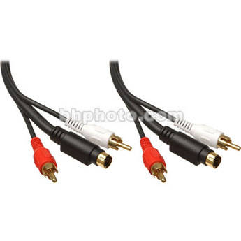 Comprehensive 1 S-Video Male and 2 RCA Male to 1 S-Video Male and 2 RCA Male Cable