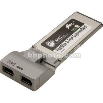 SIIG 2-Port FireWire-400 ExpressCard/34 Expansion Card