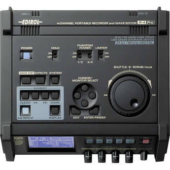 Edirol / Roland R-4 Pro 4 Channel Portable Field Recorder with SMPTE Time Code