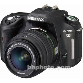 Pentax K100D Digital Camera Kit with Pentax SMCP-DA 18-55mm AL AF Lens