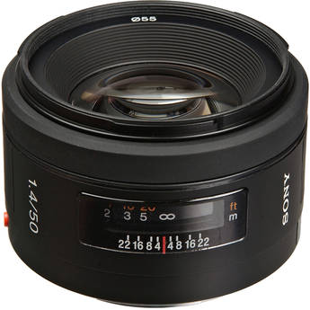 Sony SAL-50F14 Normal 50mm f/1.4 Autofocus Lens