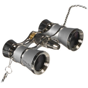 LaScala Optics 3x25 Carmen Opera Glass (Platinum & Silver)