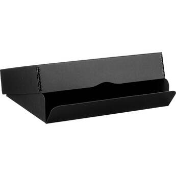 Archival Methods 01-133 Drop Front Archival Storage Box (11.75 x 15 x 3" , Black)