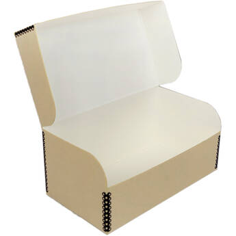 Archival Methods Hinged Lid Box (10.25 x 5.5 x 4.5", Tan)