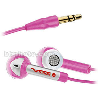 V-Moda BASS FREQ - Fones de Ouvido Est�reo Port�teis com Isolamento de Ru�do (Rosa Quente)