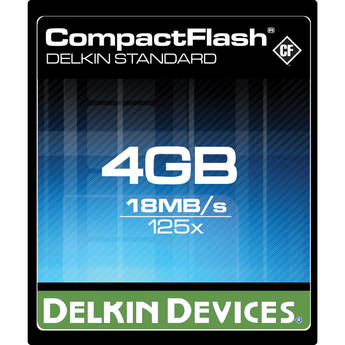 Delkin Devices 4GB eFilm CompactFlash Card