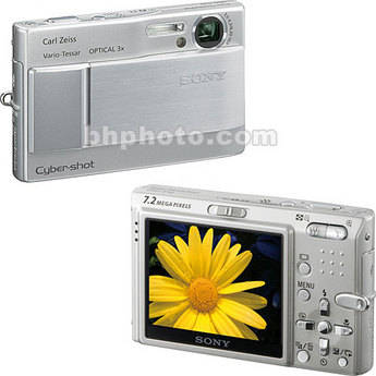Sony Cybershot DSC-T10 Digital Camera (Silver)