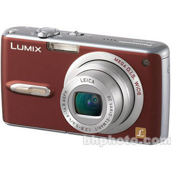 Panasonic Lumix DMC-FX07 Digital Camera (Red)