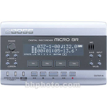 Boss MICRO BR � Gravador Digital Port�til de 4 Trilhas  