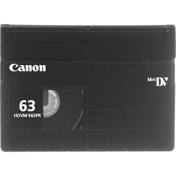 Canon HDVM-E63PR DigitalMaster HDV Cassette (63 Minutes)
