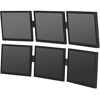Bretford Multiple Wall Display (Double Level, Three Monitors)