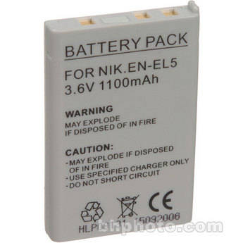 Seculine GBT005 EN-EL5 Lithium-Ion Battery for S2 Digital Viewfinder- 3.6 VDC 1100 mAh