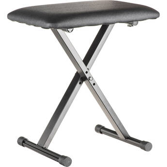 Casio RBENCH - X-Style Adjustable Padded Keyboard Bench (Black/Beige)