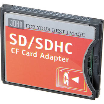 Jobo Adaptador de Secure Digital/MultiMedia para CompactFlash Tipo II