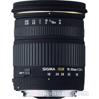 Sigma 18-50mm f/2.8 EX DC Macro Autofocus Lens for Sigma Digital SLR Camera