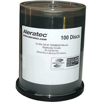 Aleratec LightScribe CD-R 700MB (100)