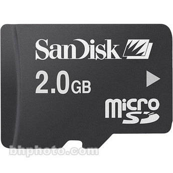 SanDisk Cart�o microSD/TransFlash de 2Gb