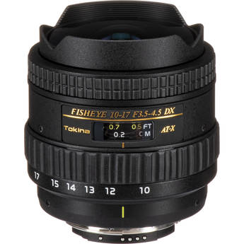 Tokina 10-17mm f/3.5-4.5 AT-X 107 DX  AF Fisheye Lens for Nikon Digital SLR