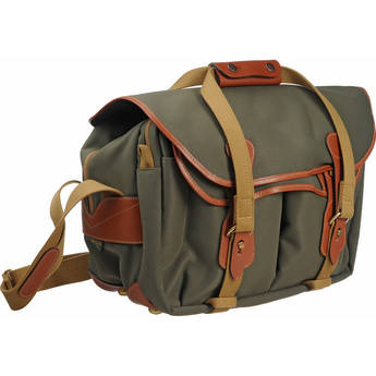 Billingham 335 Shoulder Bag (Sage with Tan Leather Trim)