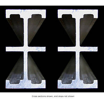Bowens 6.5' Hi-Glide Support Rail (Pair) Includes End Stops