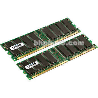 Crucial Technology Kit de Atualiza��o de Mem�ria DIMM de 1GB (2x512MB) para Desktop