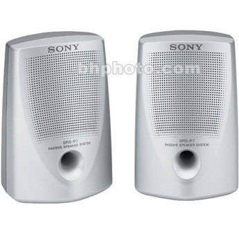 Sony SRS-P7 Passive Portable Computer Speaker System - Pair