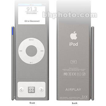XtremeMac AirPlay Boost FM Transmitter for iPod Nano - Silver