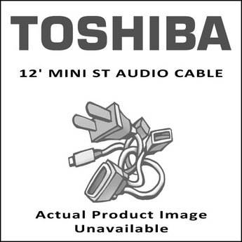 Toshiba Stereo Mini Male to Mini Male Cable - 12'