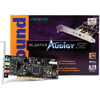 Creative Labs Soundblaster Audigy SE 4L PCI Sound Card