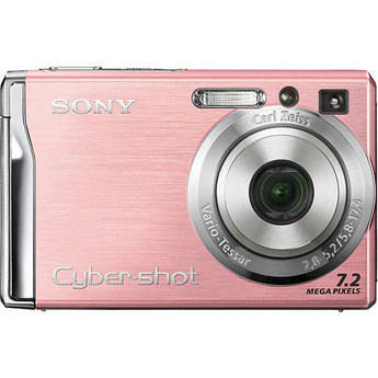 Sony Cyber-shot DSC-W80 Digital Camera (Pink)