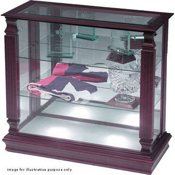 Best Rite Small Wooden Display Case (Mahogany), Model 40111