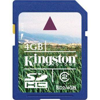 Kingston 4GB Secure Digital (SDHC) Card