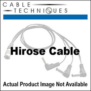 Cable Techniques BB-DHY-212 � Cabo Y Hirose Macho de 4 pinos para Hirose Macho e Hirose F�mea