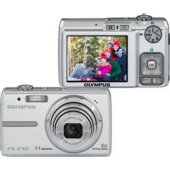 Olympus FE-240 Digital Camera (Silver)