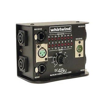 Whirlwind SC Series NL, XLR & RJ45 Cable Tester