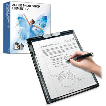 Adesso CyberPad Digital Notepad with Adobe Photoshop Elements 7.0