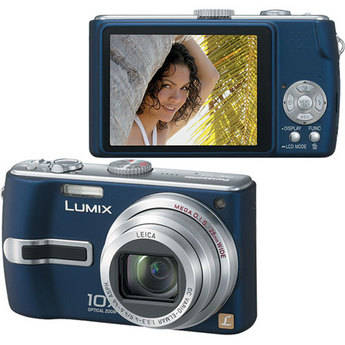 Panasonic Lumix DMC-TZ3 Digital Camera (Blue)